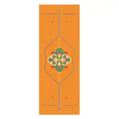 SDFIT - Mat de Yoga Caucho Natural Diseño CYPU0014 5mm - Naranjo