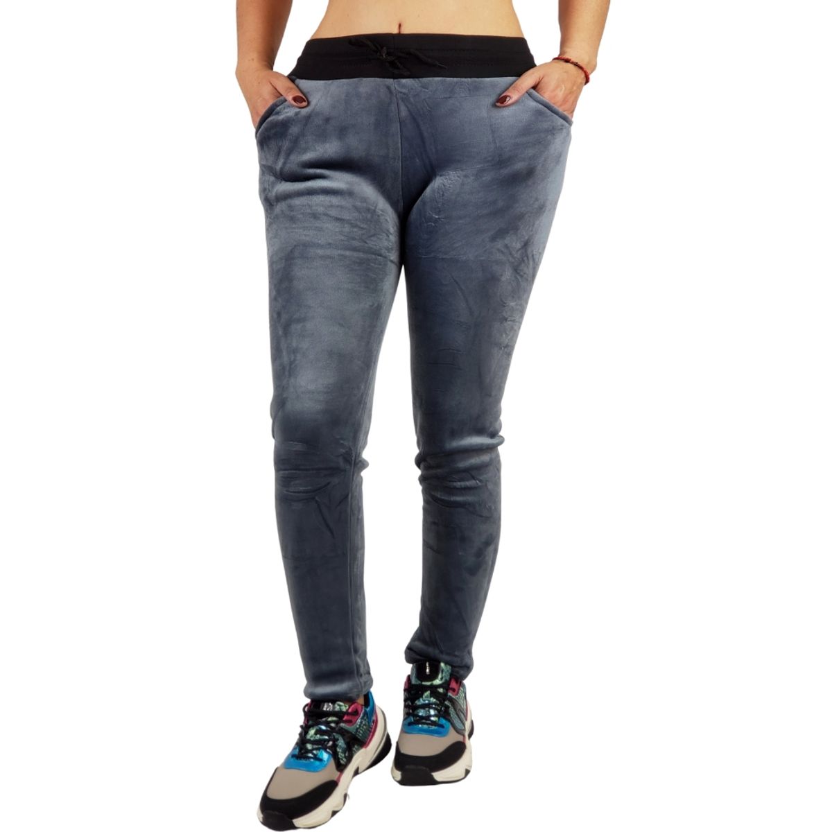 LIKE SHOP - Pantalón Calza Invierno Jogger Fit Forro Piel Bolsillos. 465