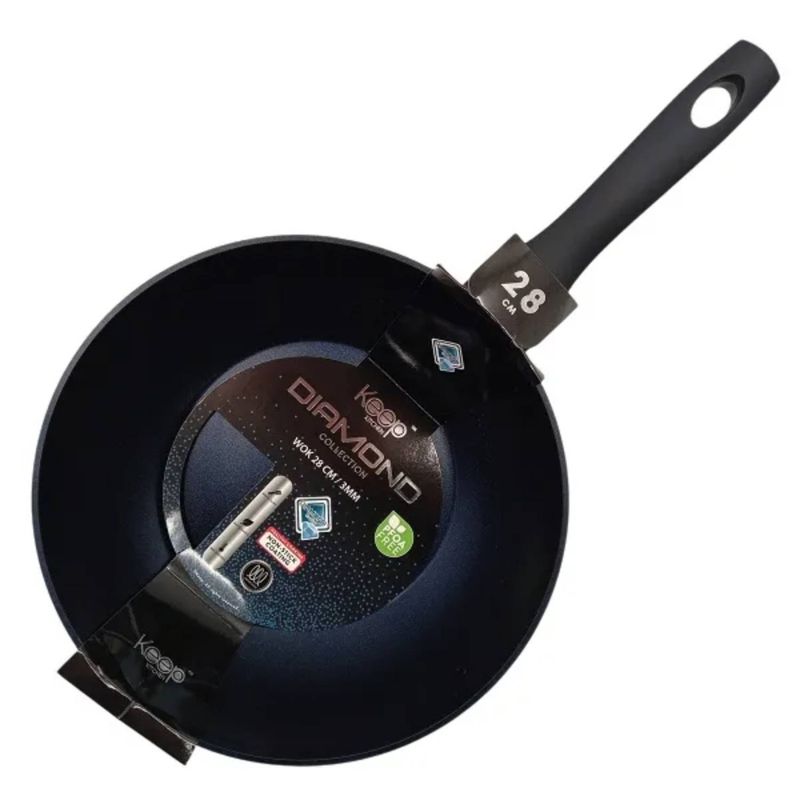 TITANIO - SARTEN WOK 28 CM DIAMOND