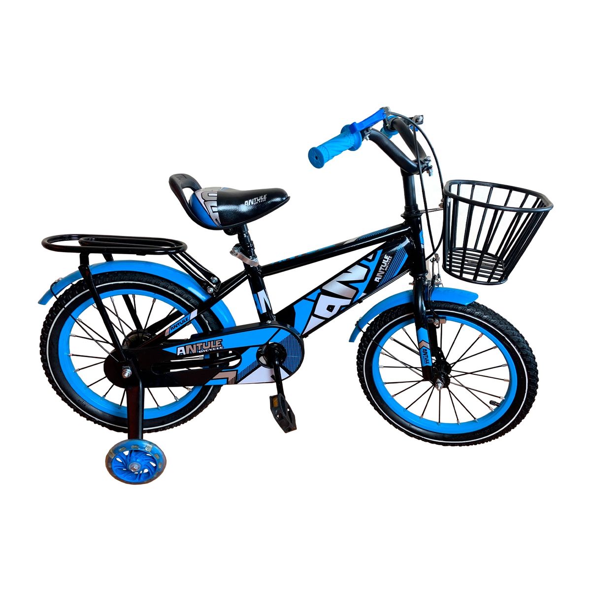 LUMAX - Bicicleta Infantil Antule Aro 12 Rueditas y Canasto Azul