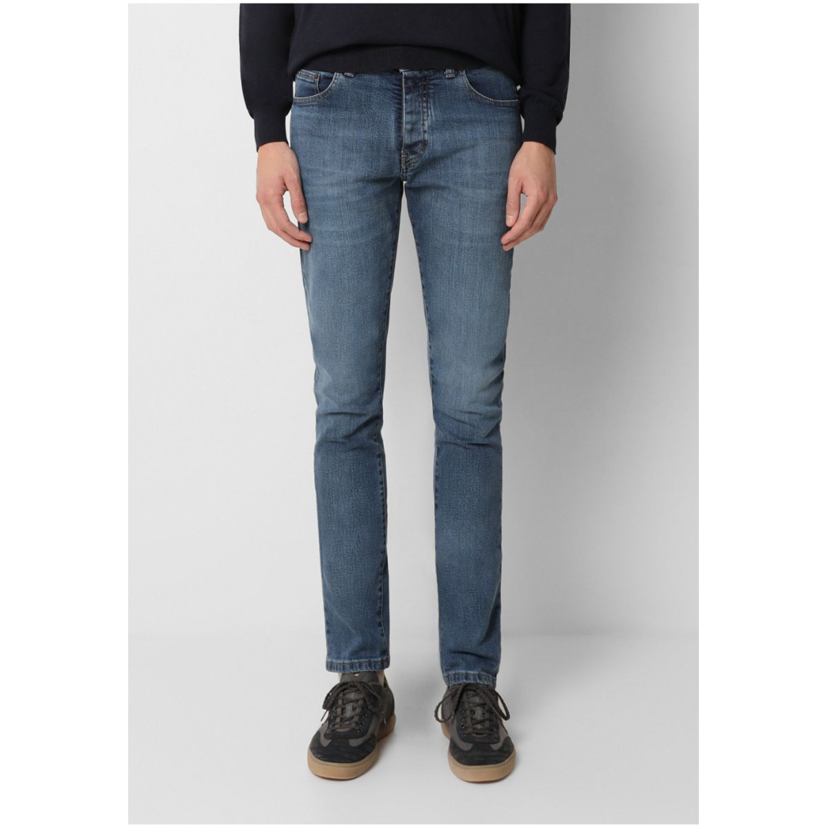 SCALPERS - Jeans Básicos Slim Fit Medium Blue
