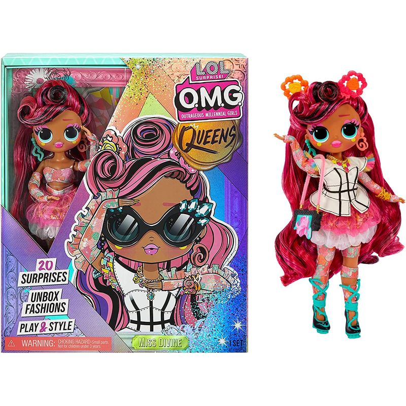 LOL SURPRISE - Muñeca Lol Surprise OMG Queens Miss Divine 25 Cm