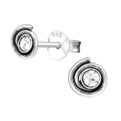 GENERICO - Aros mujer plata Espiral de Plata.