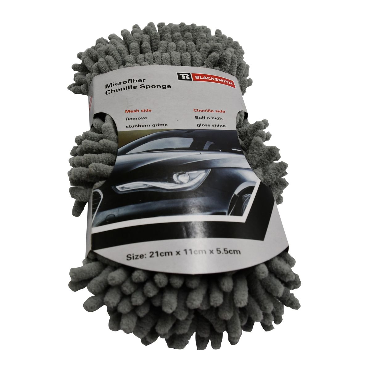 BLACKSMITH - Esponja Para Auto Blacksmith De Fácil Agarre Gris