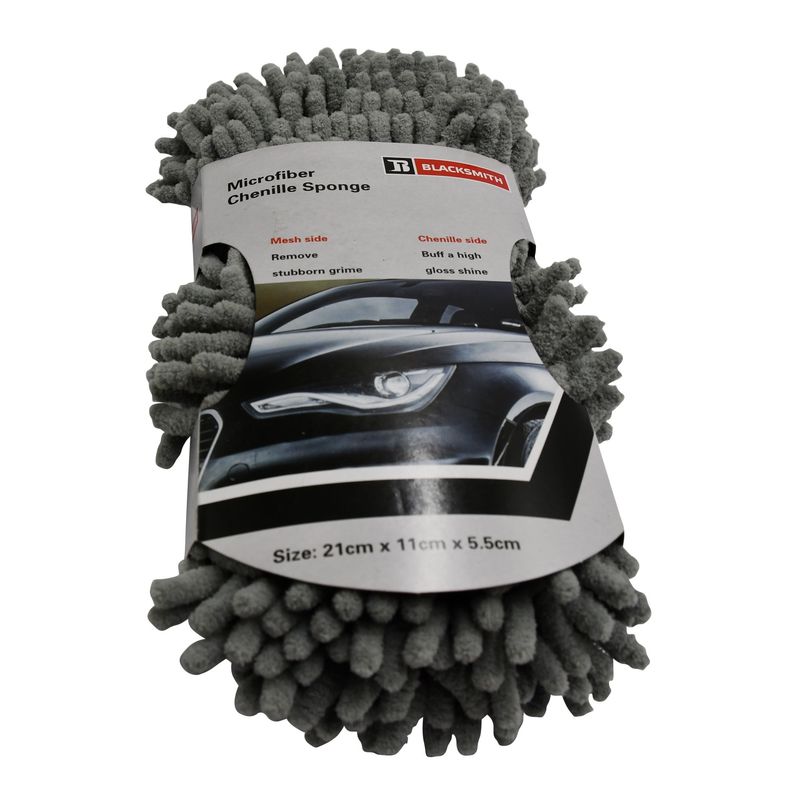 BLACKSMITH - Esponja Para Auto Blacksmith De Fácil Agarre Gris