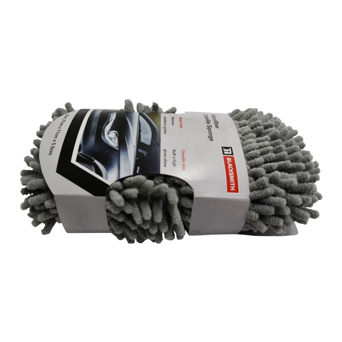 BLACKSMITH - Esponja Para Auto Blacksmith De Fácil Agarre Gris