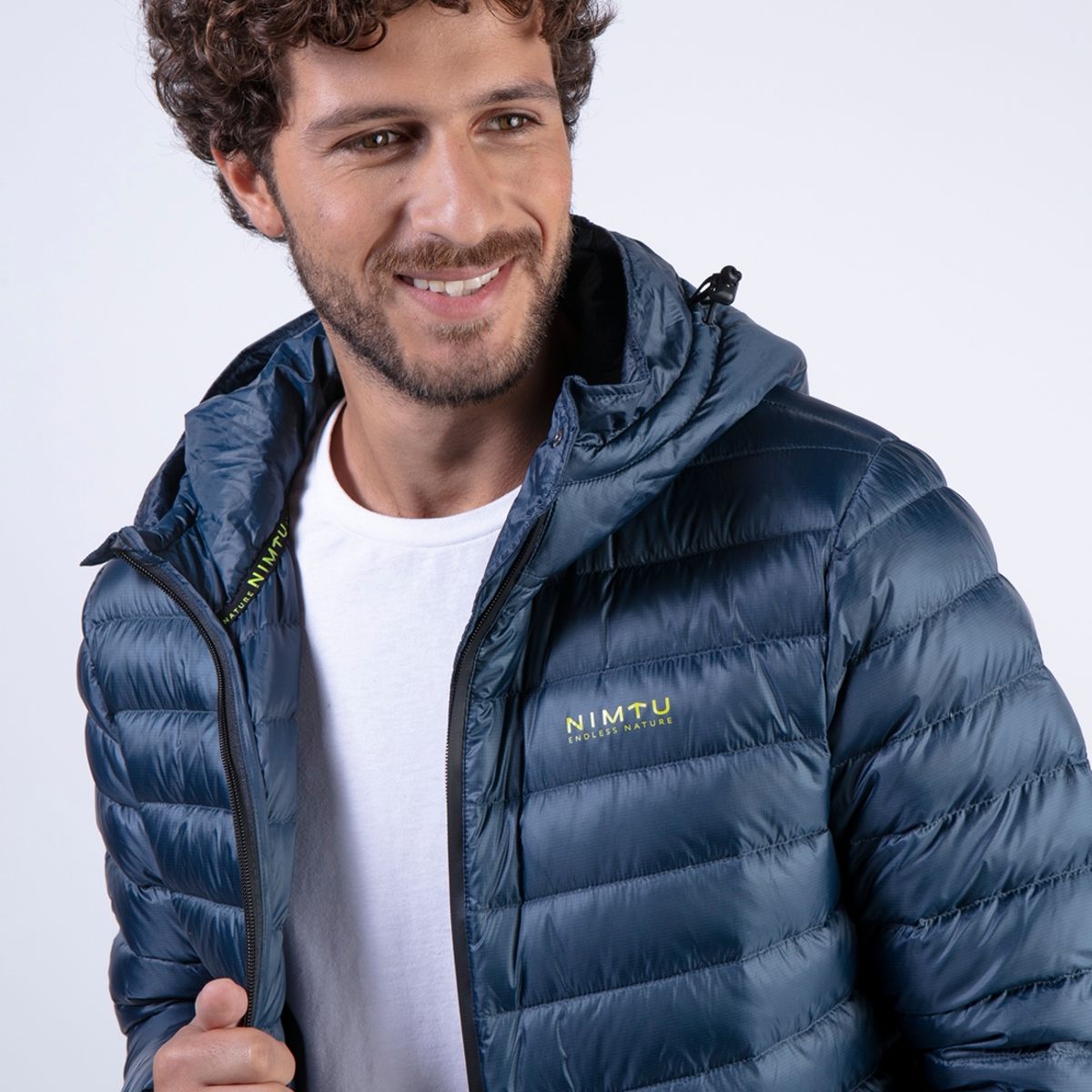 NIMTU - Chaqueta Pluma Lonquimay Azul Nimtu