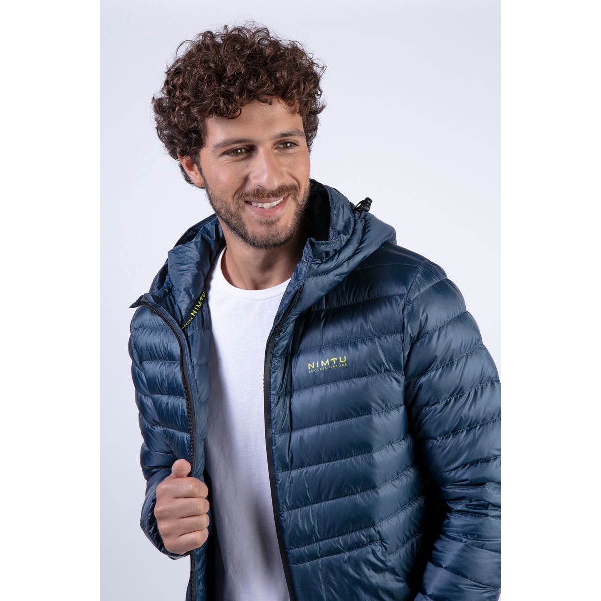 NIMTU - Chaqueta Pluma Lonquimay Azul Nimtu