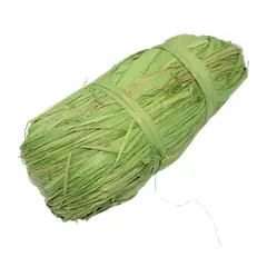 GENERICO - Rafia 185/195grs Rafia vegetal. Rafia natural verde manzana