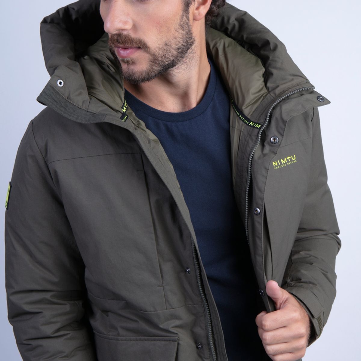 NIMTU - Chaqueta Urbana Chaiten Verde Nimtu