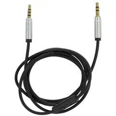 PHILIPS - Cable Auxiliar Jack 3.5mm a Jack 3.5mm Philco con Micrófono Incorporado