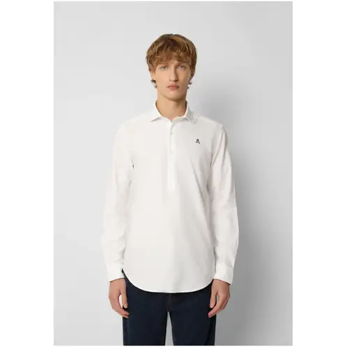 SCALPERS - Camisa Polera Calavera White