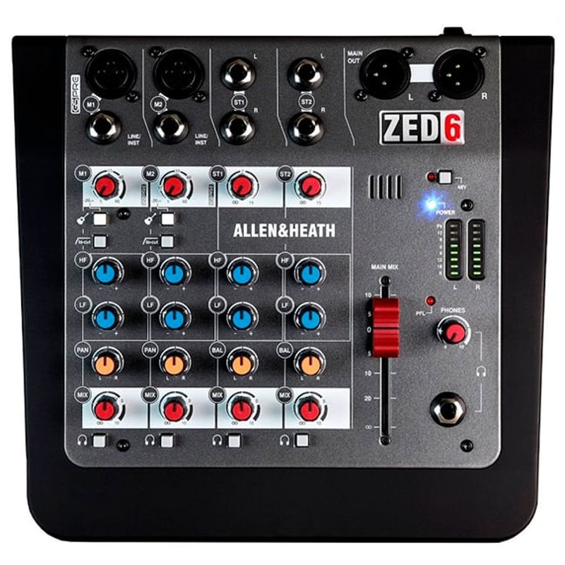ALLEN & HEATH - Mixer Allen & Heath ZED6