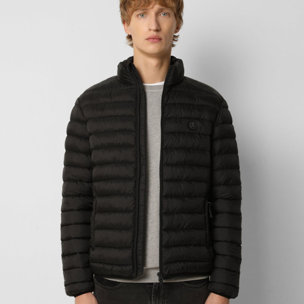 SCALPERS - Parka Acolchada Ligera Black