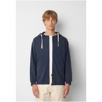 Polerón Capucha Calavera Contraste Navy