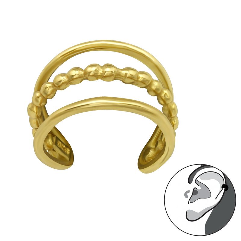 GENERICO - Aro Cuff Mujer Plata 925