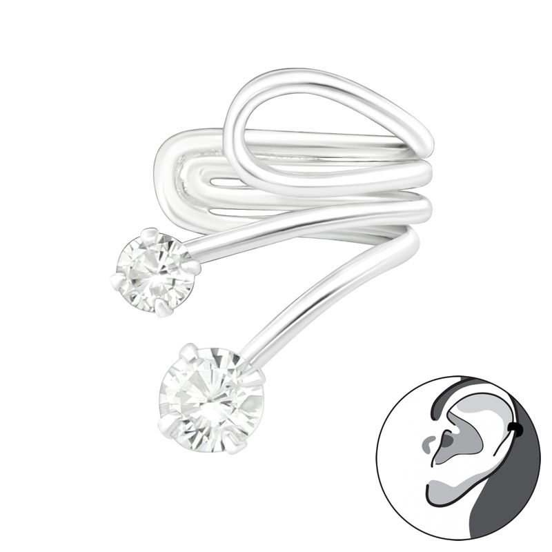 GENERICO - Aro Cuff  Mujer Plata 925