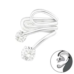 GENERICO - Aro Cuff Mujer Plata 925