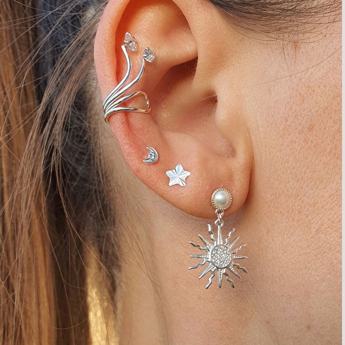 GENERICO - Aro Cuff  Mujer Plata 925