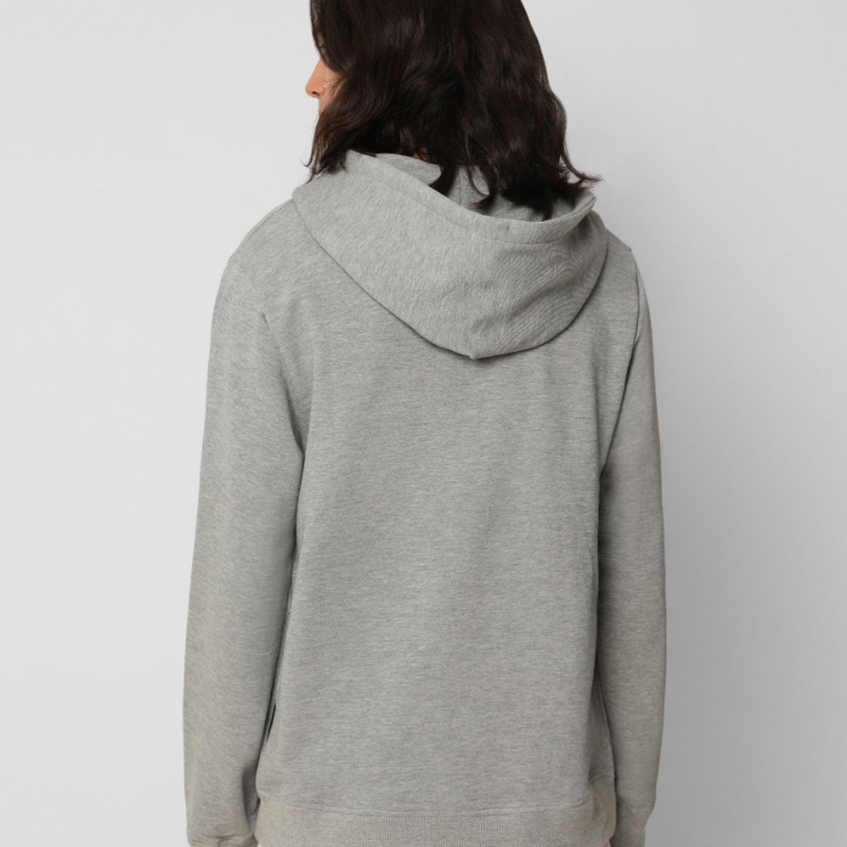 SCALPERS - Polerón Capucha Calavera Contraste Grey Melange