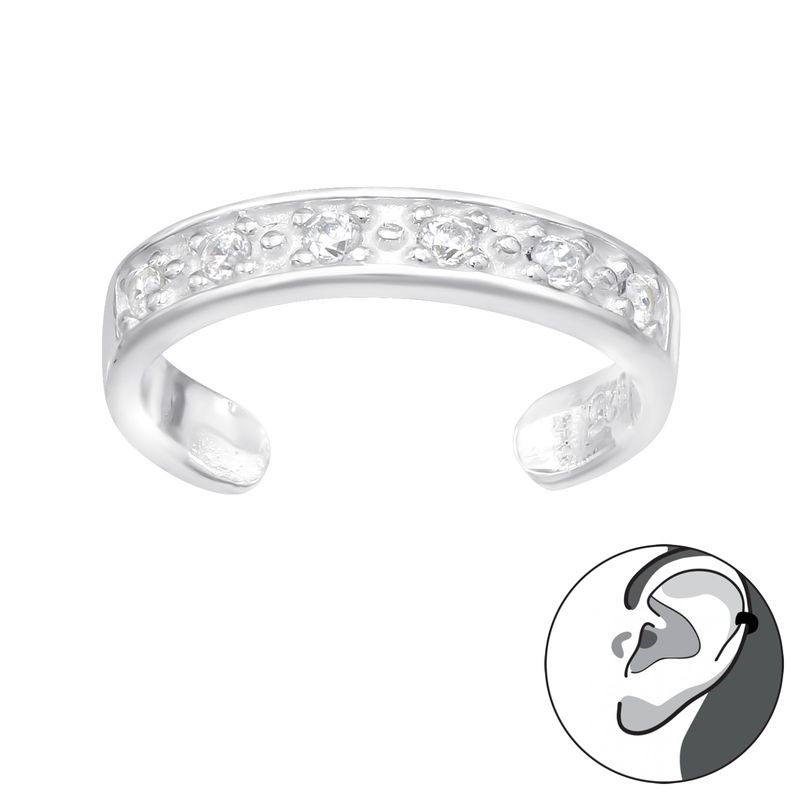 GENERICO - Aro Cuff Mujer Plata 925