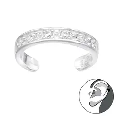 GENERICO - Aro Cuff Mujer Plata 925