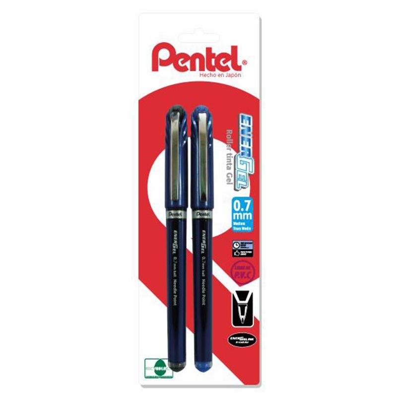 PENTEL - 2 Roller 0,7 Mm Negro / Azul Pentel PENTEL