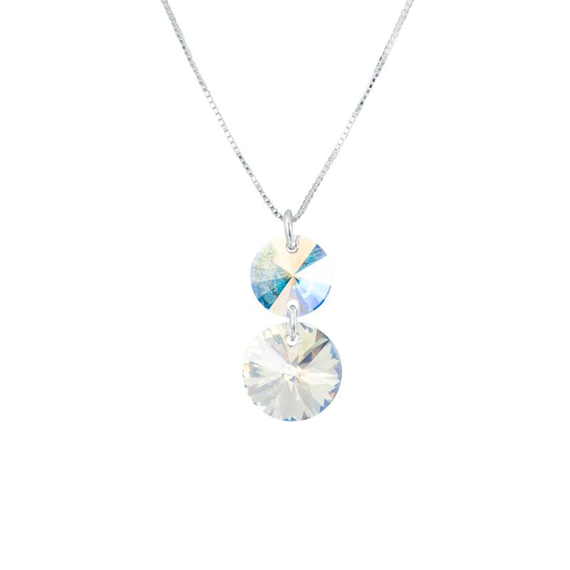 JOYAS MONTERO - Collar Lourdes Cristal Genuino Aurora Boreal