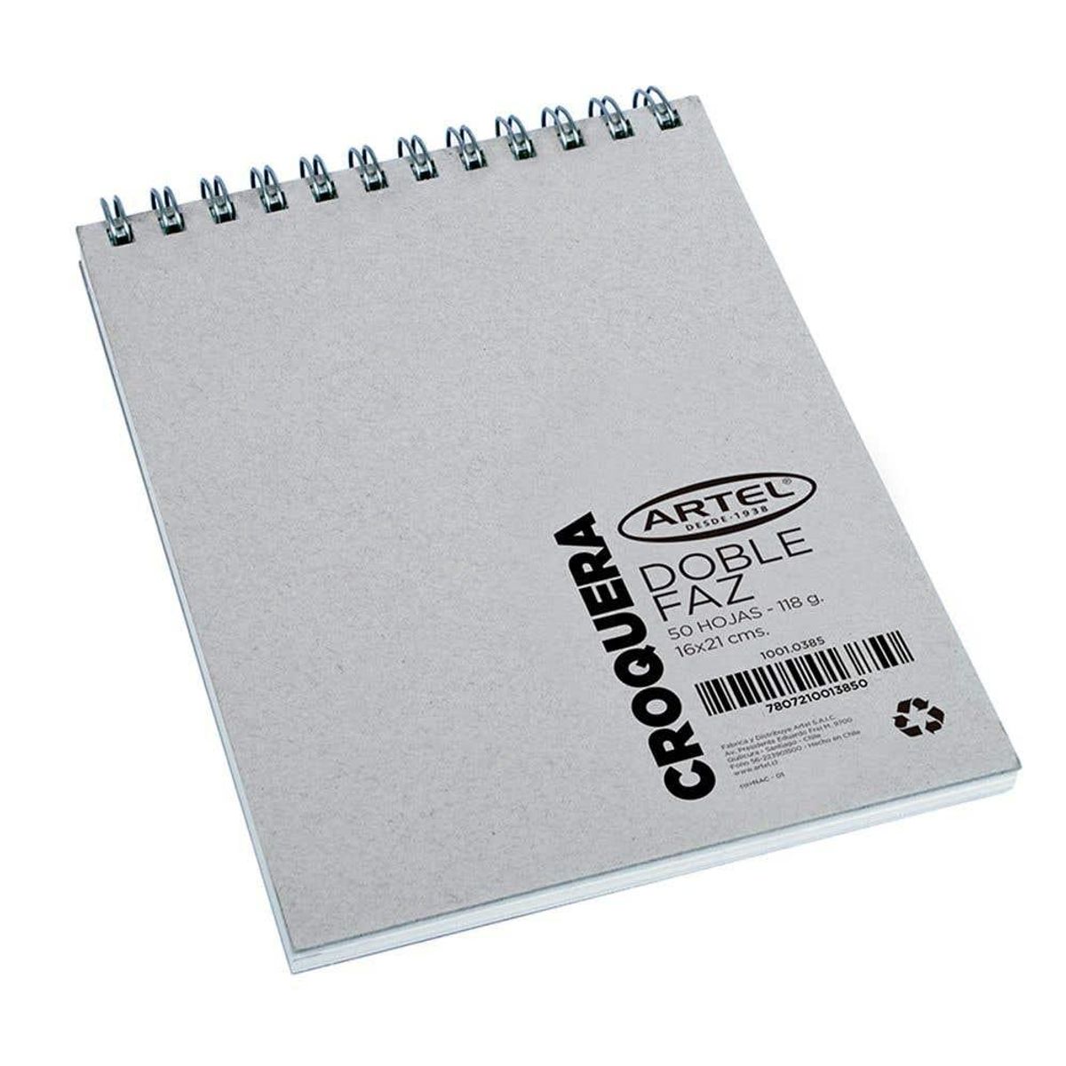 ARTEL - Croquera Dob Faz Espi 50 h 16x21