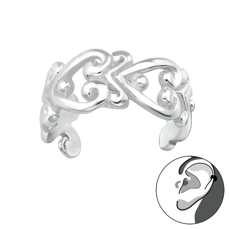 GENERICO - Aro Cuff Mujer Plata 925