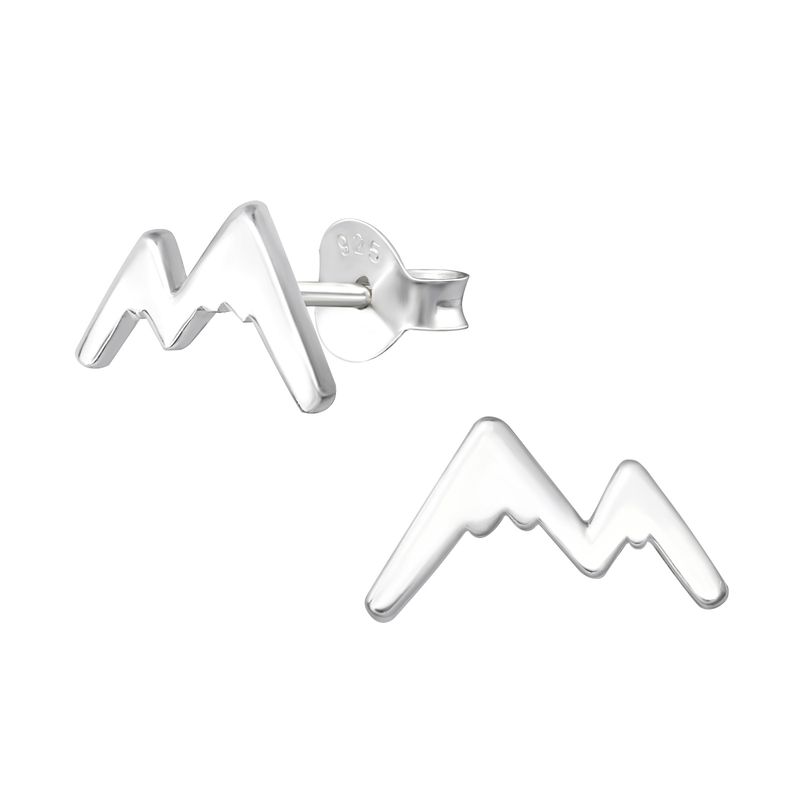 GENERICO - Aros mujer plata Montaña