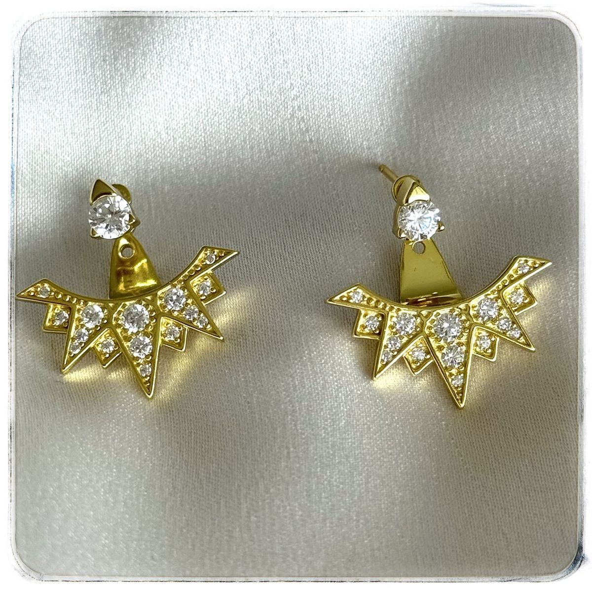 GENERICO - Aros mujer plata Aros dobles