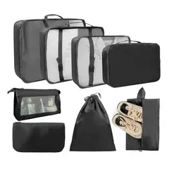 CASATUA - Organizador Maleta Set 8 Bolsas Viaje Equipaje