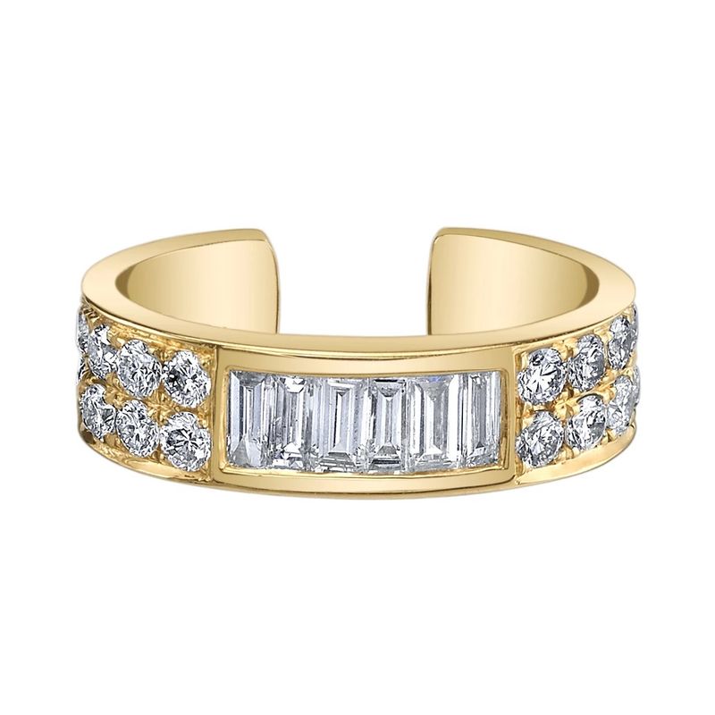 GENERICO - Aro Cuff Mujer Plata 925