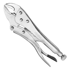 TOTAL TOOLS - Alicate Caiman De Presion Boca Curva 10 PuLG Total Tht191001