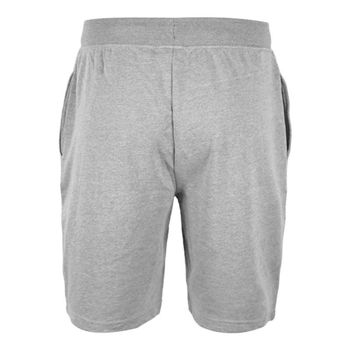 TOMMY HILFIGER - Pijama Pantalón Corto De Algodón Con Logo Gris Tommy Hilfiger