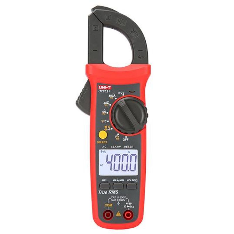 UNI T - Tester amperimetro pinza UNIT 202+ - MEJOR  CALIDAD -PRECIO -BASCOTEL