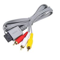 Cable Rca Av Consola Nintendo Wii 3 Colores Video Audio