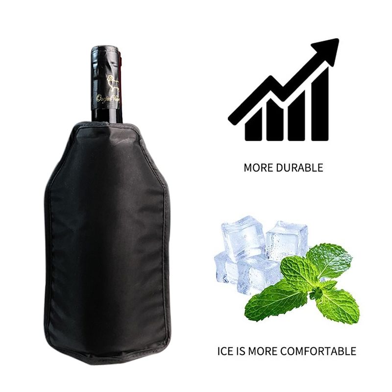 GENERICO - Enfriador Bolsa Vinos Y Espumantes Gel Manga Hielo Bar