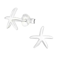GENERICO - Aros mujer plata Estrella de mar