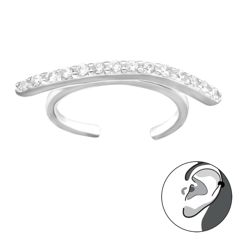 GENERICO - Aro Cuff línea Mujer Plata 925