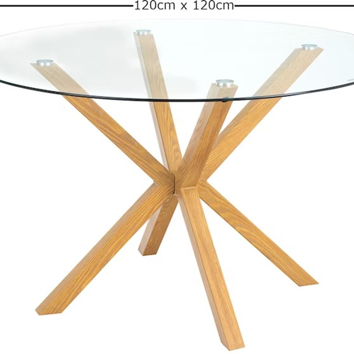 CORI CORI - Mesa WARWIK 120cms VIDRIO