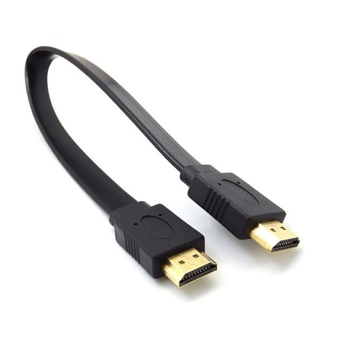 OEM - Cable Hdmi Corto Macho A Macho 30 Cm Plano Flat - Full Hd 4k
