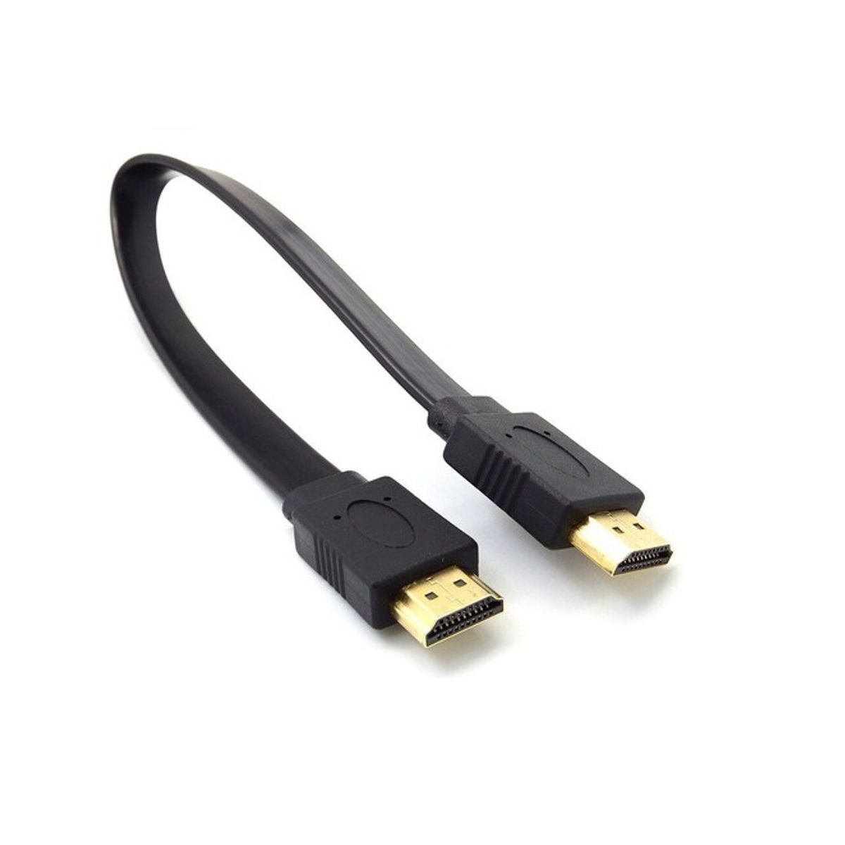 OEM - Cable Hdmi Corto Macho A Macho 30 Cm Plano Flat - Full Hd 4k