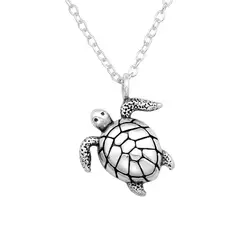 GENERICO - Collar Mujer Plata 925 tortuga
