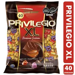 ARCOR - Bombones Privilegio Xl, Chocolate Relleno (bolsa Con 40 Uni)