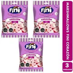 FINI - Pack De Gomitas Marshmallows Corazón (pack 3 Unidades)