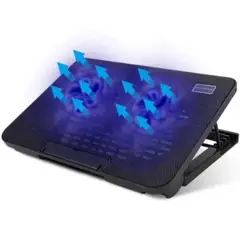 GENERICO - Ventilador Base Doble Para Laptop Notebook N99