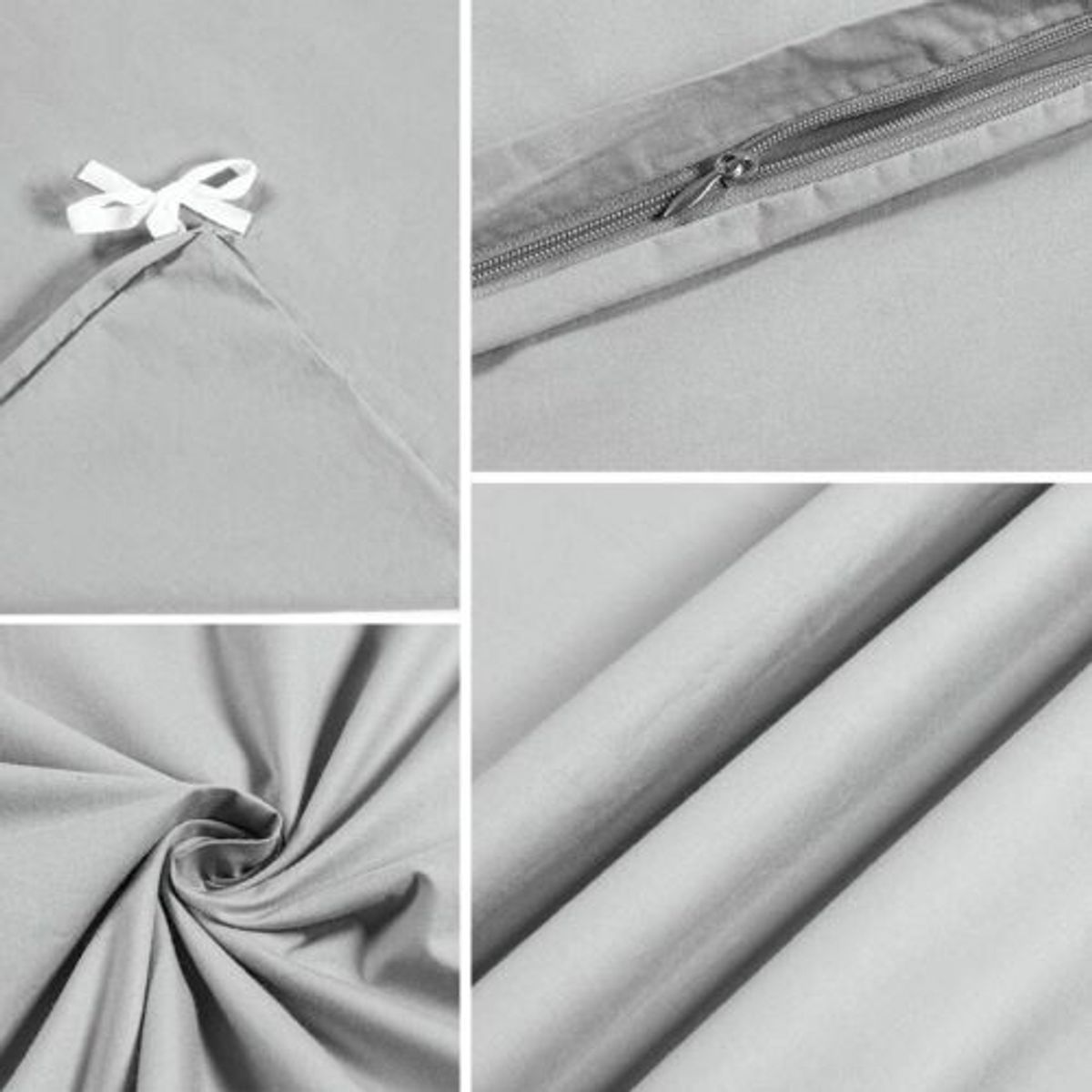 DREAMY - Funda Manta Single Gris Claro