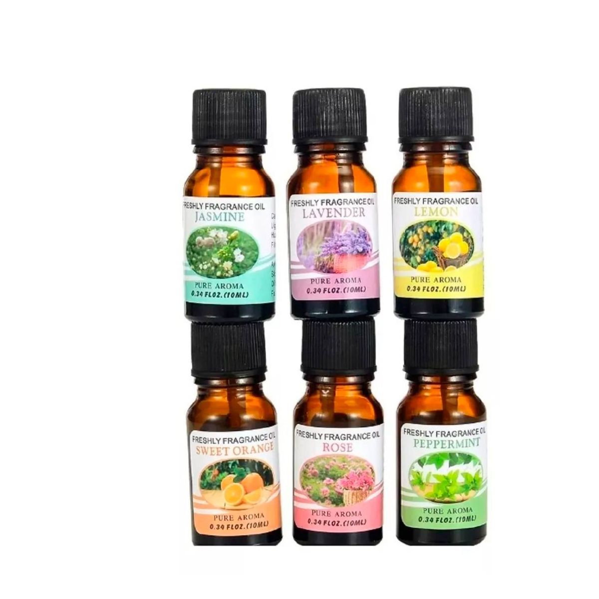 GENERICO - 6 Esencias De Aceite Para Humidificador Y Difusores De Aroma